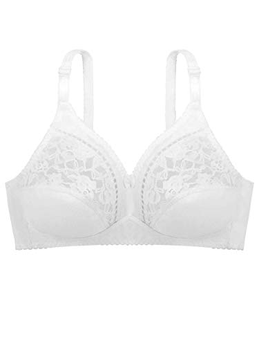 DORINA Damski biustonosz Madeline Soft Bra, biały, 80E