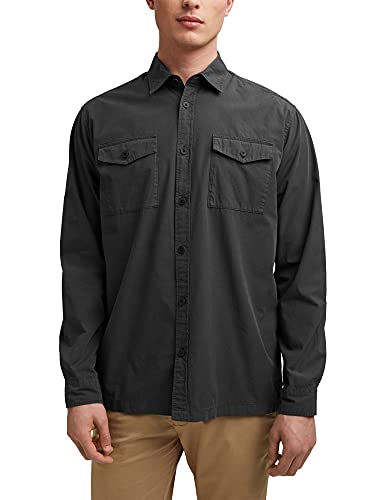 ESPRIT Koszula męska 041ee2f308, 001/Black, M