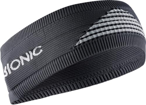 X-Bionic Unisex Headband 4.0 Opaska na czoło Not Applicable, Charcoal/Pearl Grey, 2