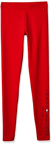 Tommy Hilfiger Legginsy dziewczęce, Głęboki karmazynowy, 9 miesi?cy