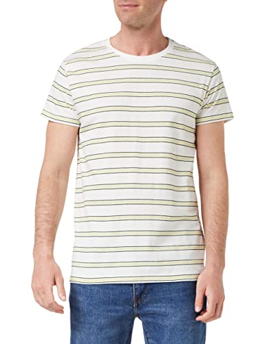 Urban Classics Męski T-shirt z wielokolorowymi paskami poprzecznymi Multicolor Stripe Tee
