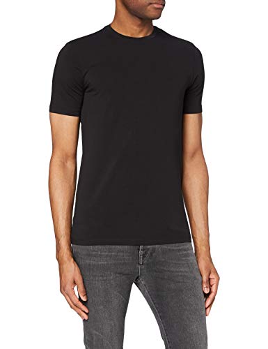 Armani Exchange Męski T-shirt Pima Okrągły dekolt, czarny (Black 1200), XL