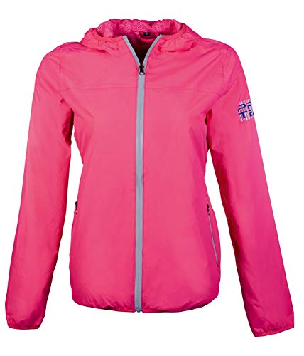 HKM Advanced Reflective damska kurtka przeciwdeszczowa, Rosa, XXL