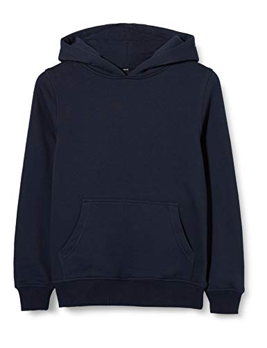 Build Your Brand Chłopięca bluza z kapturem Basic Kids Hoody, dziecięca bluza z kapturem dostępna w wielu kolorach, rozmiary 110/116-158/164, niebieski morski, 158/164 cm