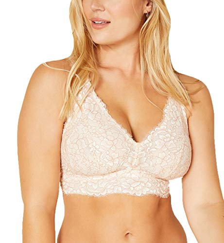 Cosabella Damski biustonosz PRET Curvy Long Bralet, Księżyc Iv/Mandorla, XL