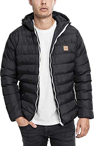 Urban Classics Basic Bubble Jacket Kurtka Mężczyźni , czarny (Black/White/Black) , XL