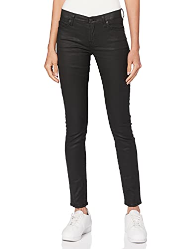 7 For All Mankind Jeansy damskie The Skinny, Black Kk, 24W x 29L