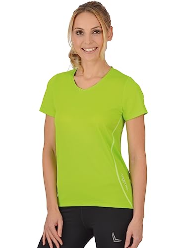 Trigema Damska koszulka sportowa, Zielony (Lemon 271), M