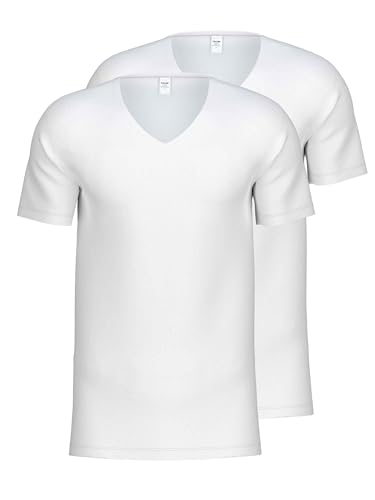 CALIDA Męski T-shirt, biały, 52/54 PL