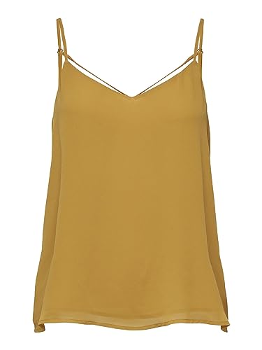 ONLY Onlmoon Singlet Noos WVN Top damski, żółty (Mango Mojito Mango Mojito), 34