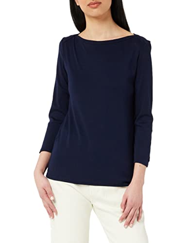 United Colors of Benetton Damski sweter Maglia M/L, niebieski (Blu 016), M, niebieski (Blu 016), M