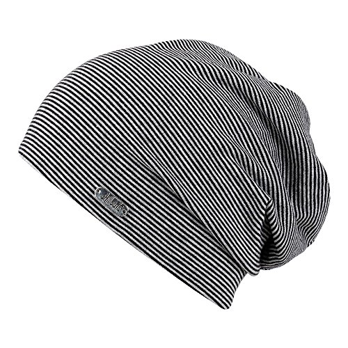 CHILLOUTS Czapka z długim rękawem unisex Pittsburgh, 10 czarno-szary, jeden rozmiar