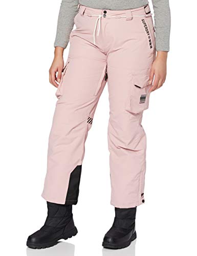 Superdry Damskie spodnie cargo Freestyle Soft Pink, 16