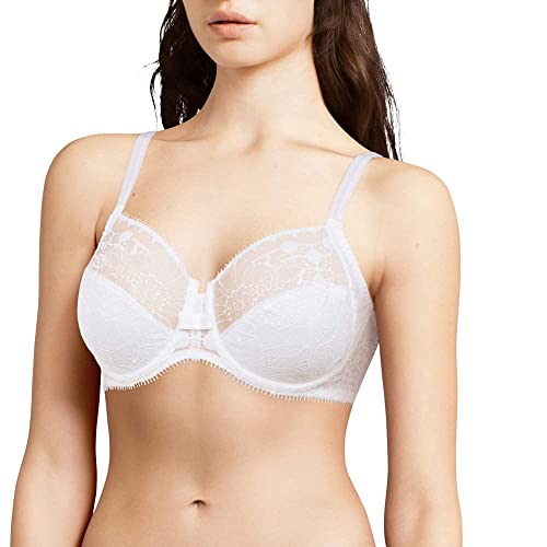 Chantelle DAY TO NIGHT, bardzo kryjący biustonosz z fiszbinami, bielizna damska, biały, 95D