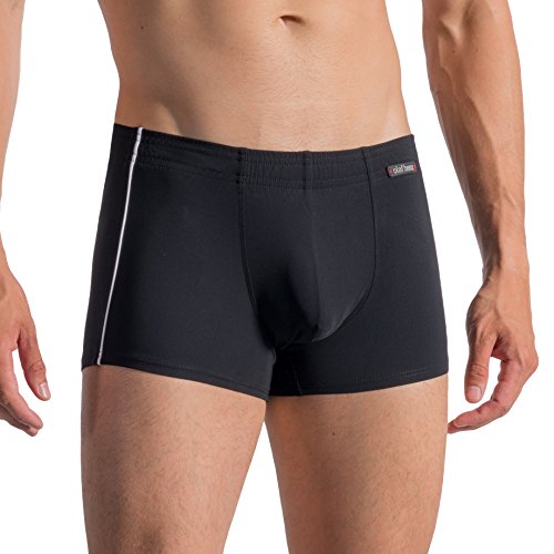 Olaf Benz - Ciasno przylegające szorty kąpielowe (Beachpants) dla mężczyzn (OB-1-07820), czarny, XL