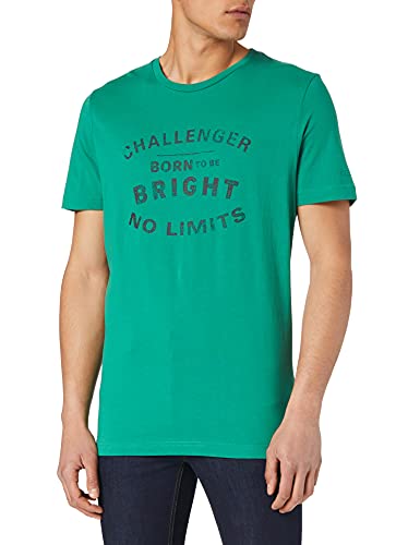 Camel Active T-Shirt Męski 4096465T08, Jungle Green, M