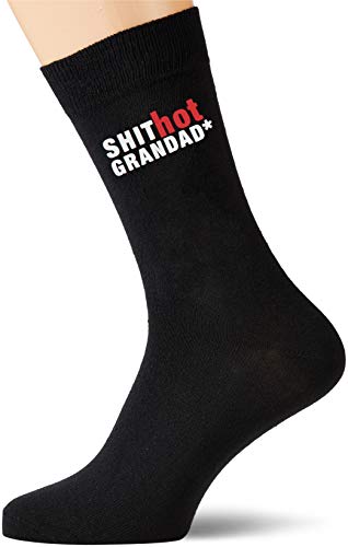 60 Second Makeover Limited Sh*t Hot Grandad męskie czarne skarpety na łydkę Dzień Ojca tata mąż chłopak wujek dziadek prezent
