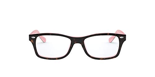 Ray-Ban Unisex – oprawka okularów dla dorosłych RY1531, brązowy (Top Havana On Opal Pink),