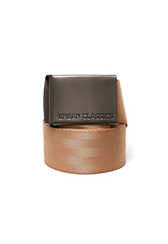 Urban Classics Pasek poliestrowy Easy, beżowy, S/M