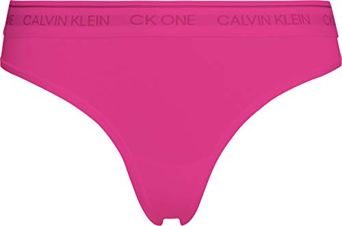 Calvin Klein Damskie stringi (średnie) majtki, Impreza różowa, S