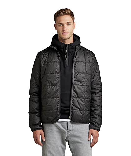 G-STAR RAW Męska kurtka Light Weight Quilted, Dk Black B958-6484, M