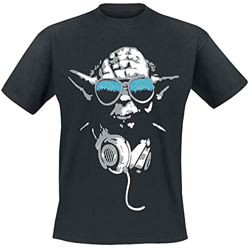 Star Wars Męski T-shirt Dj Yoda Cool