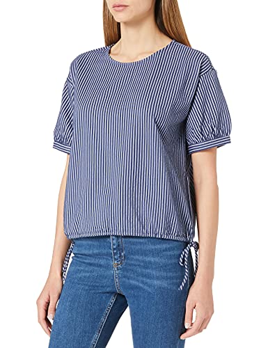 s.Oliver T-shirt damski, Dark Blue Stripes, 40