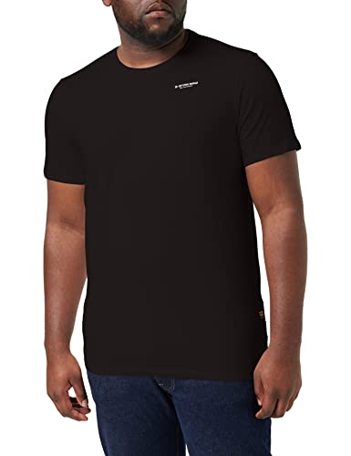G-STAR RAW Koszulka męska slim base r t ss, Czarny (Dk Black C723-6484), S