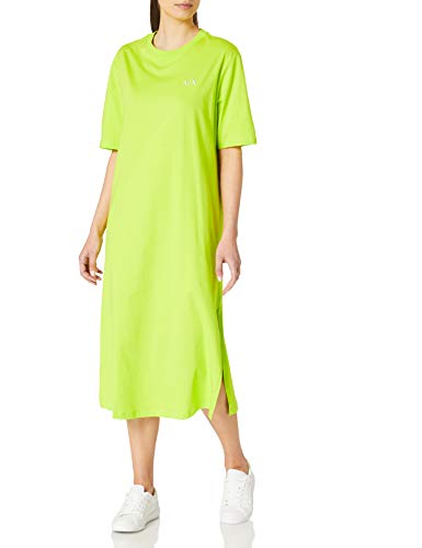Armani Exchange Damska koszulka Acid Lime z krótkim rękawem, Acid limonka, L