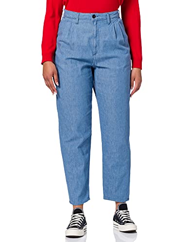 Lee Damskie spodnie Pleated Stella Tapered Pants, Light Linnen, 24W x 31L