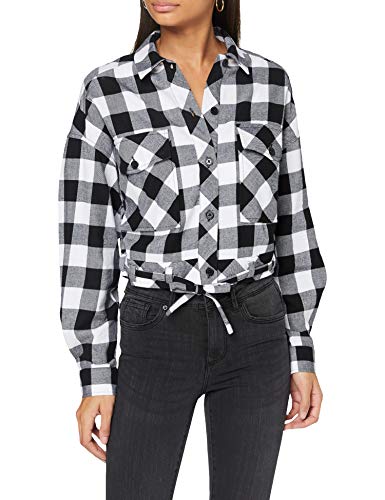 Urban Classics Damska koszula z krótkim rękawem oversized Check