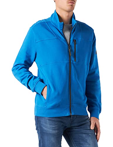Camel Active Sweter Męski 4093215F07, Niebieski Strong Blue, L