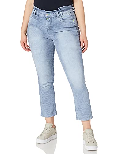 Street One Tilly dżinsy damskie, Indygo Blue Yarn Dye Stripe, 27W / 28L