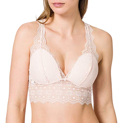 Passionata Damski biustonosz bez fiszbin, Róża perła, M