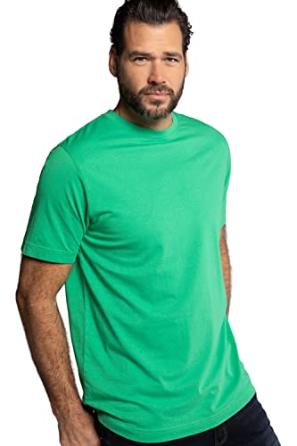 JP1880 Męski T-shirt z okrągłym dekoltem, Paprosta zieleń, 4XL