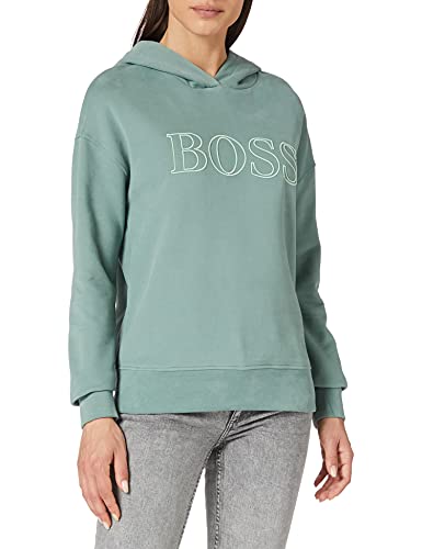 BOSS Damska bluza z kapturem C Efessa z wyszywanym logo