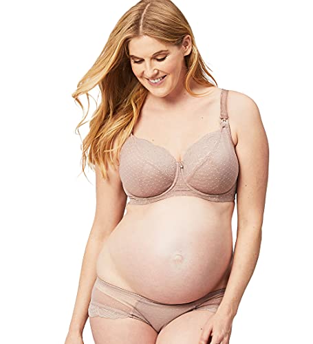 Cake Maternity Timtams Women's Flexible Wire Nursing biustonosz balconette, szarobrązowy, 80J
