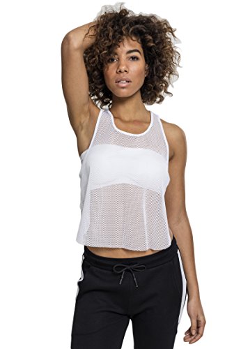 Urban Classics Damski top z siateczką