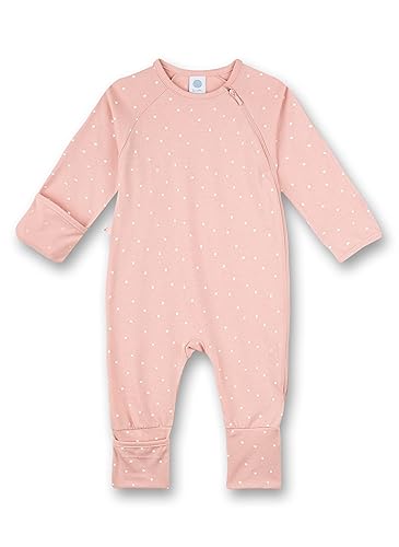 Sanetta Śpioszki niemowlęce dla dziewczynek różowe piżama dla małych dzieci, Silver Pink, 56 cm