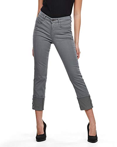 G-STAR RAW Noxer High Straight spodnie damskie, Szary (Lt Building Gd D17040-c106-b576), 24