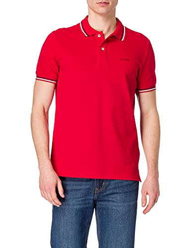 Geox Męska koszulka polo M Sustainable A, czerwony (True Red), S