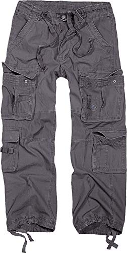 Brandit Pure Vintage spodnie męskie, szary (antracyt 5), XL