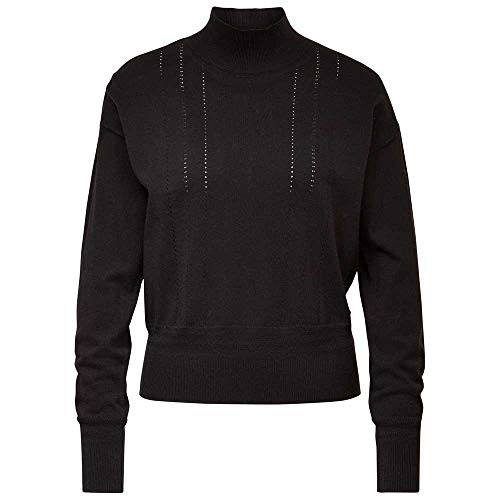 G-STAR RAW Damski sweter Core Mock, Dk Black C560-6484, S