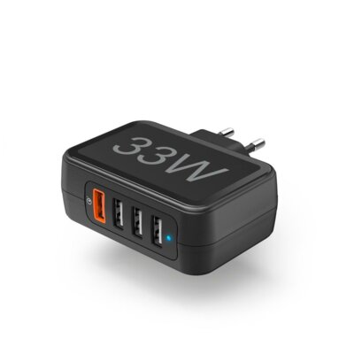 Hama 4x USB 33 W czarny 210537