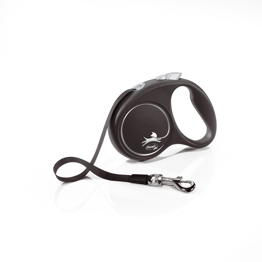 Flexi Smycz oryginalna Black Design czarna S 5m do 15kg taśma 803390