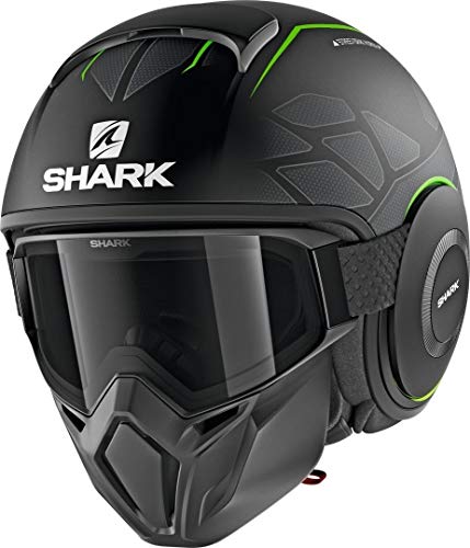 SHARK Męski kask motocyklowy NC, czarny, XS