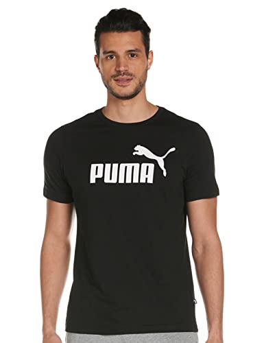 PUMA PUMA Męska koszulka z logo Ess Puma Czarny XXL 586666