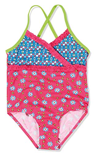 Playshoes Dziewczęcy kostium kąpielowy z motywem kwiatowym, jednoczęściowy, wielokolorowy (original 900), Einheitsgröße (Rozmiar producenta:74/80)