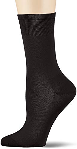 KUNERT Damskie skarpety z bawełny Finest, czarny (Black 0070), 39/42 EU