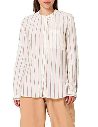 Camel Active Womenswear Bluzka damska, Offwhitecurrystriped, XXL